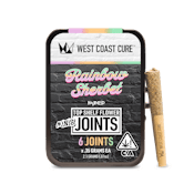 West Coast Cure | Rainbow Sherbet | Pre-Roll Pack | [2.1g] 6pk | Hybrid
