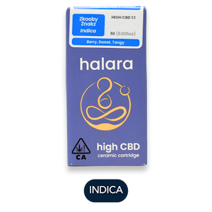 HALARA - Halara - CBD - Zkooby Znakz 1:1 - Vape Cart - 1.0g