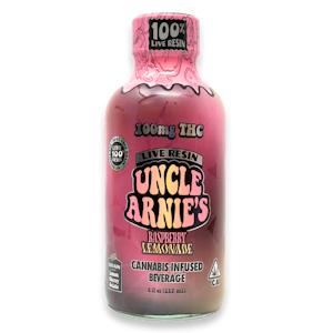 UNCLE ARNIE'S - Uncle Arnies - Live Resin Raspberry Lemonade - 8oz - Beverages - 100mg