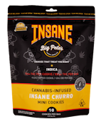 Insane Churro Indica 100mg 10 Pack Cookies - Big Pete's