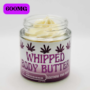 Highly Rooted | Whipped Body Butter | 1:1 | 600MG THC & CBD