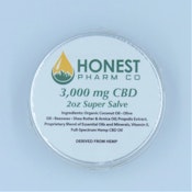 SALVE- HONEST FARMS CBD 3000mg