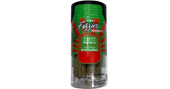 FUZZIES - Fuzzies - Lemon Diesel Infused Pre-Rolls - 5ct