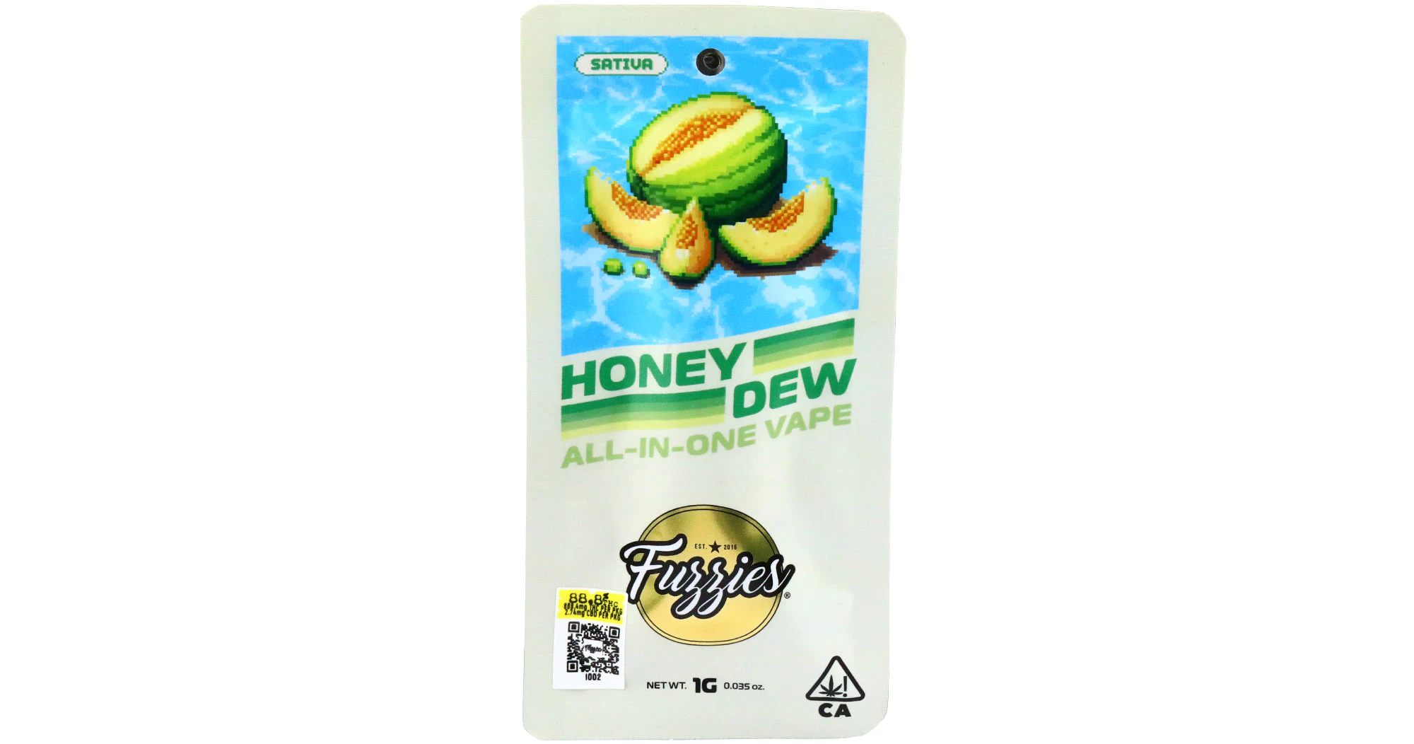 Fuzzies - Fuzzies - Honeydew AIO - 1g Main Image