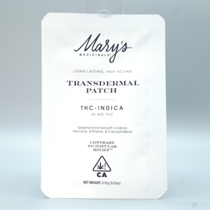 Mary's Medicinals  - Relax Indica THC 20mg Transdermal Patch - Mary's Medicinals