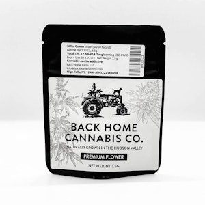 Back Home Cannabis Company - Back Home Cannabis Company - Killer Queen - 3.5g