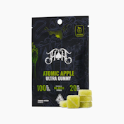 Heavy Hitters: 100mg THC Gummy Pack: Atomic Apple [H]