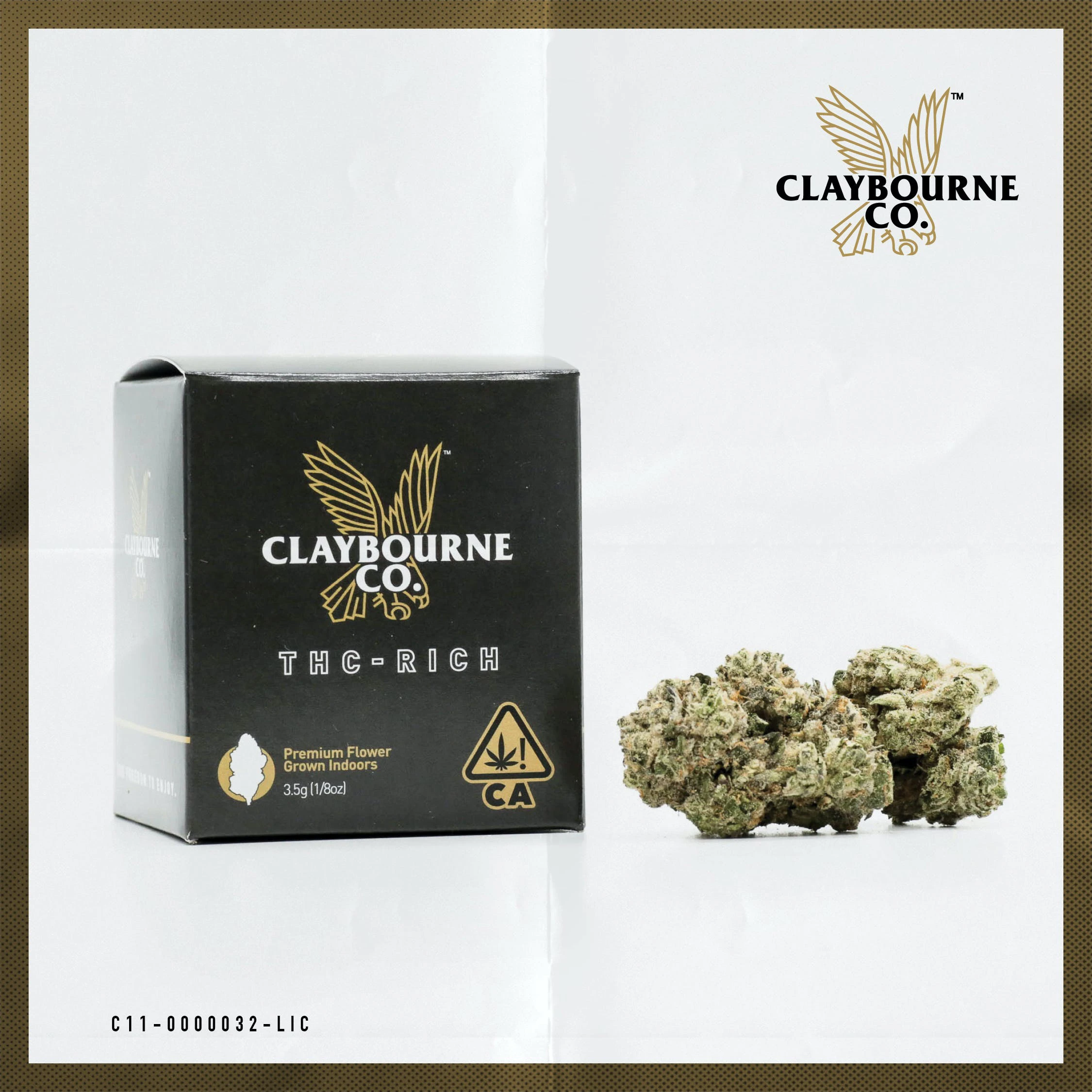 Claybourne Co. - Claybourne 3.5g - Super Silver Haze - Flower - 3.5G Main Image