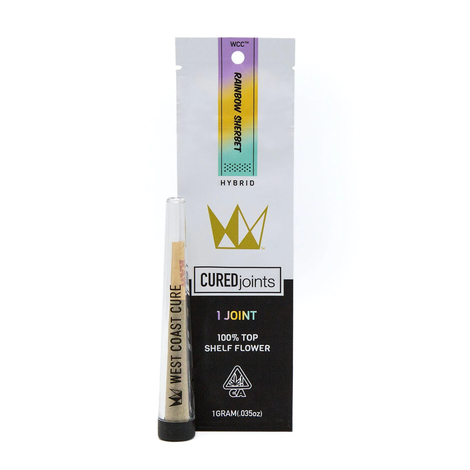 West Coast Cure - West Coast Cure - CUREjoint - Rainbow Sherbert - Preroll - 1G Main Image