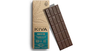 Kiva - Midnight Mint 5:2 THC:CBN Dark Chocolate Bar - 140mg