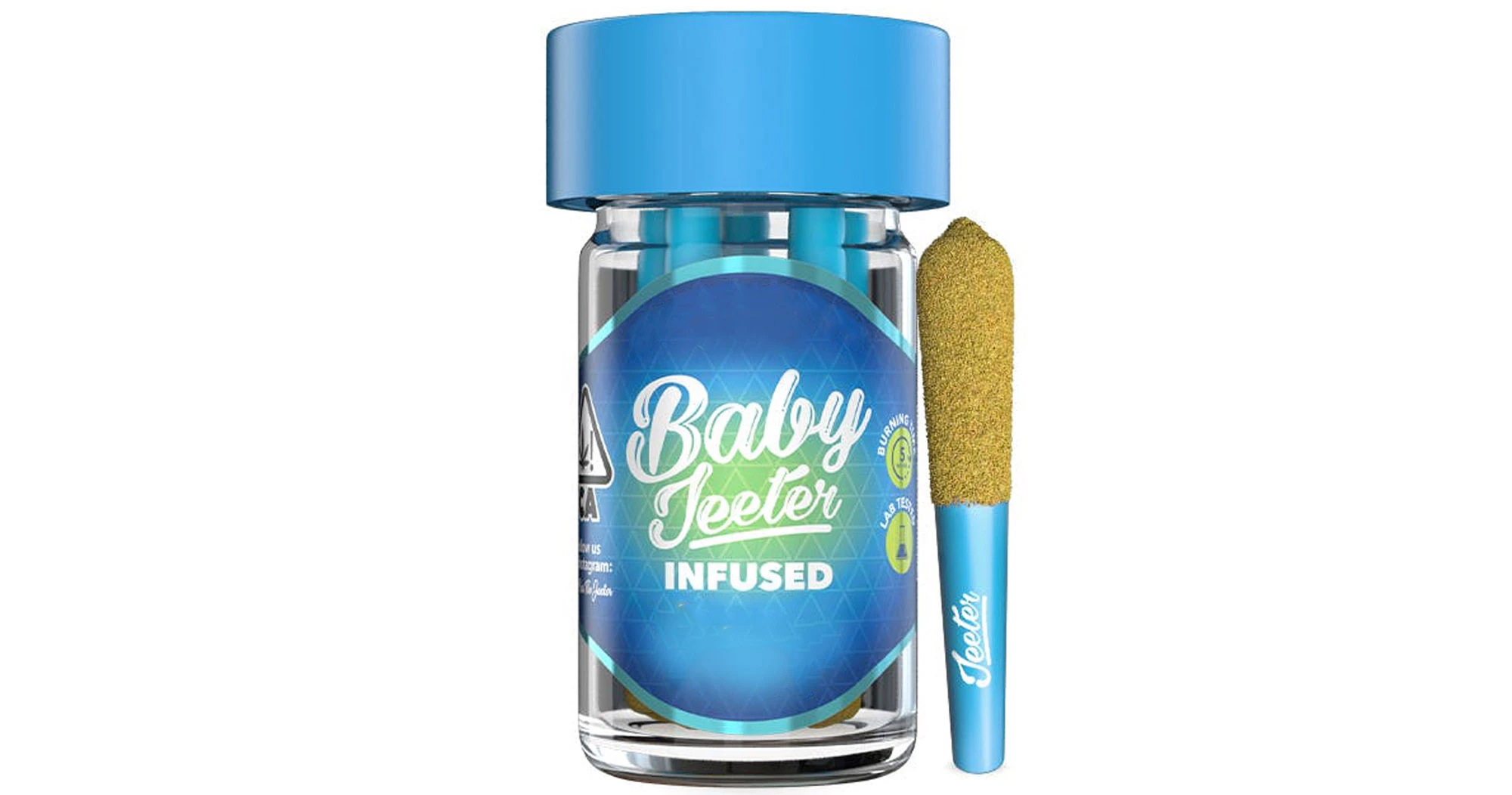 Jeeter - Baby Jeeter - Strawberry Sour Diesel Infused Pre-Rolls - 5ct Main Image