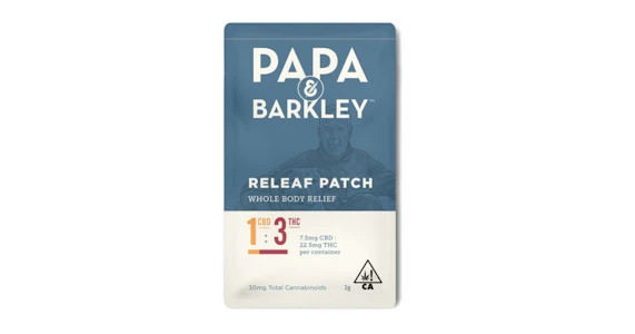 PAPA & BARKLEY - Papa & Barkley - Releaf Patch - THC Rich 1:3