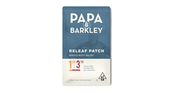 PAPA & BARKLEY - Papa & Barkley - Releaf Patch - THC Rich 1:3