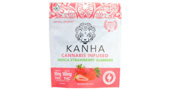 Kanha - Strawberry Indica Gummies - 100mg