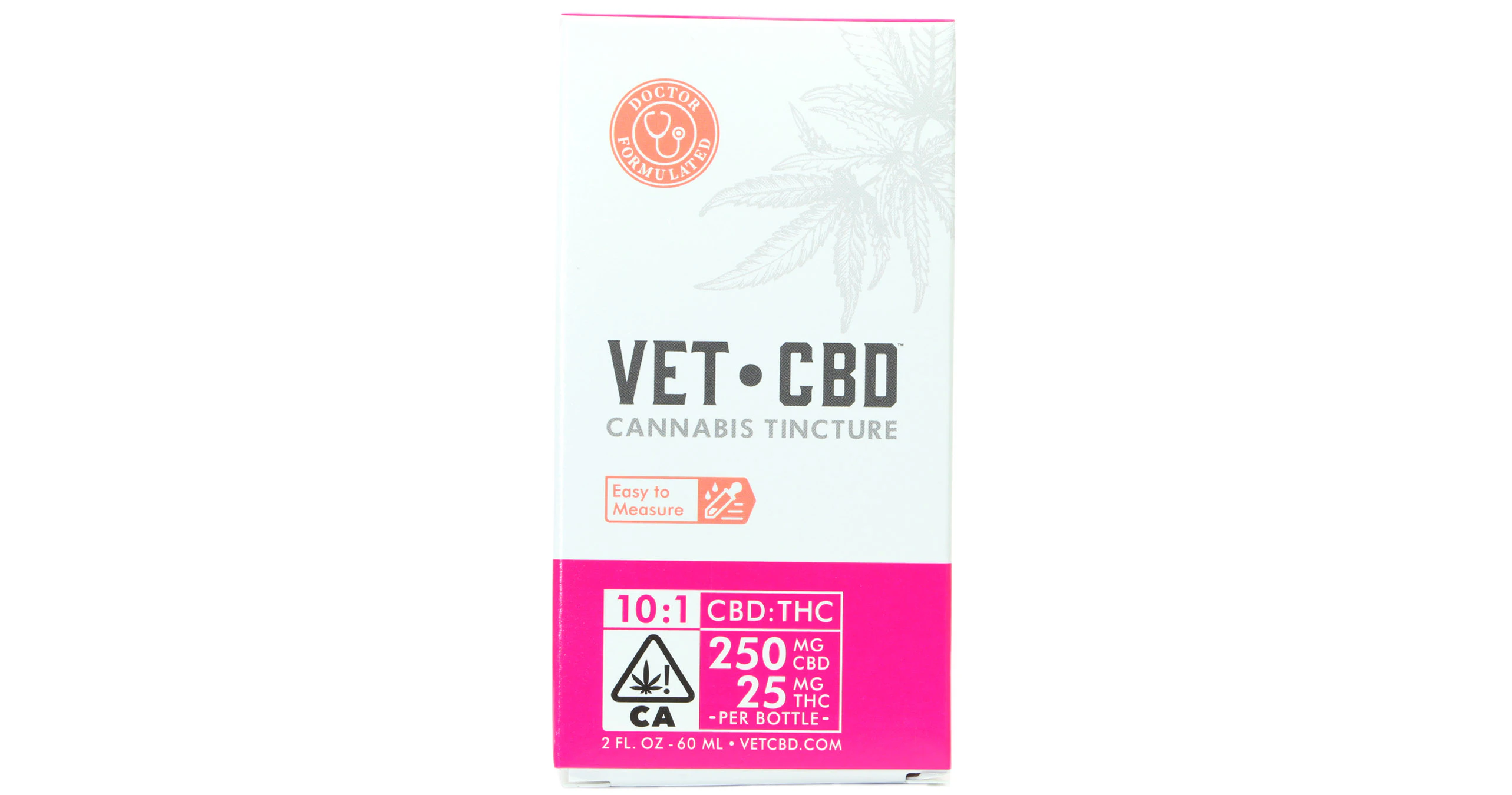 VETCBD - Vet CBD - 250mg 10:1 Tincture - 60ml Main Image