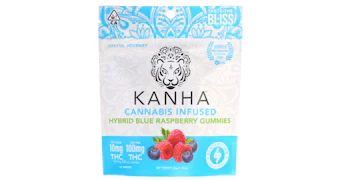 Kanha - Blue Raspberry Hybrid Gummies - 100mg