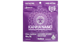 Kanha - Galactic Grape Indica Nanomolecular Gummies - 100mg