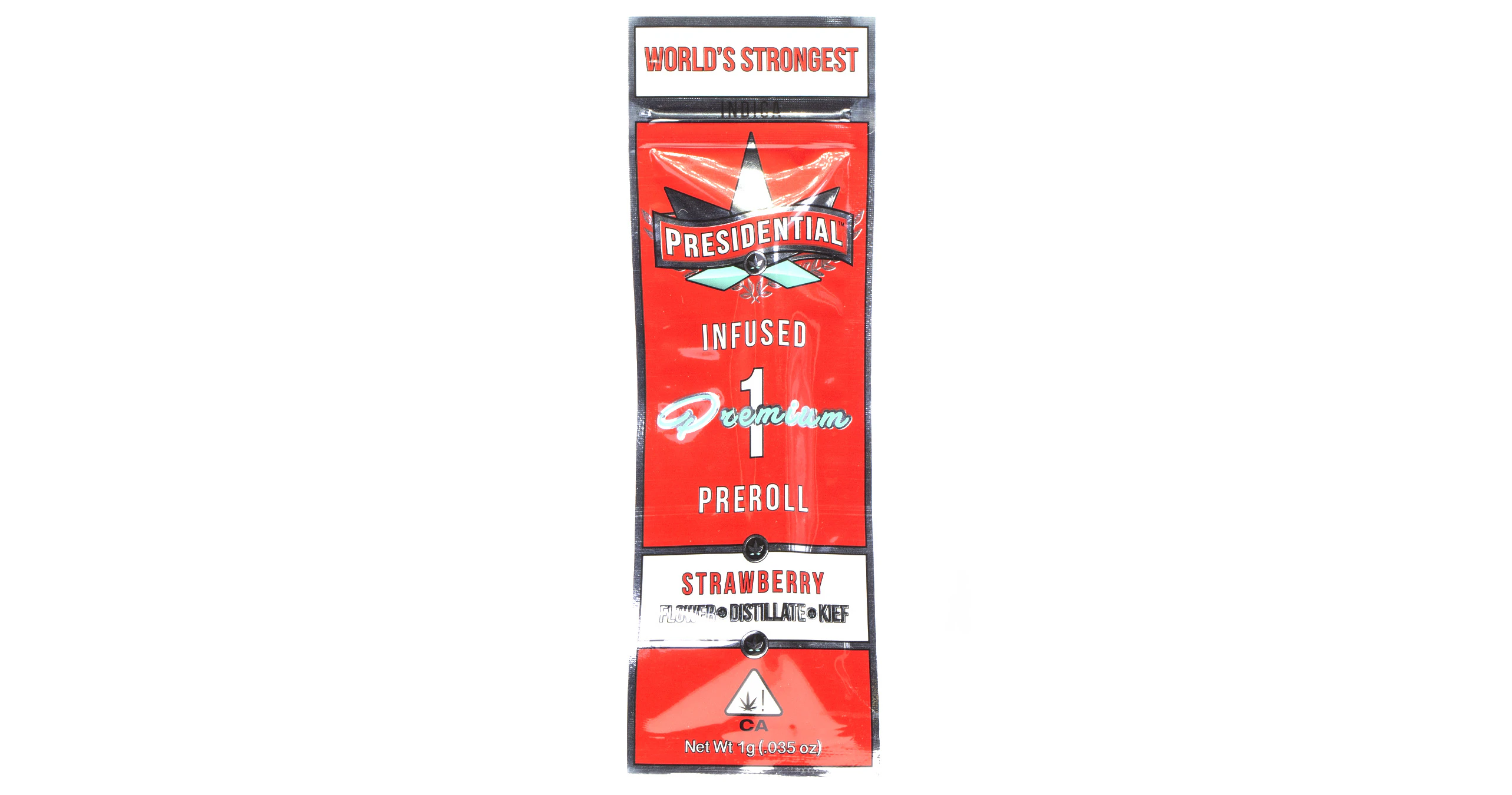Presidential - Presidential - Strawberry Infused Moonrock Pre-Roll - 1g Main Image
