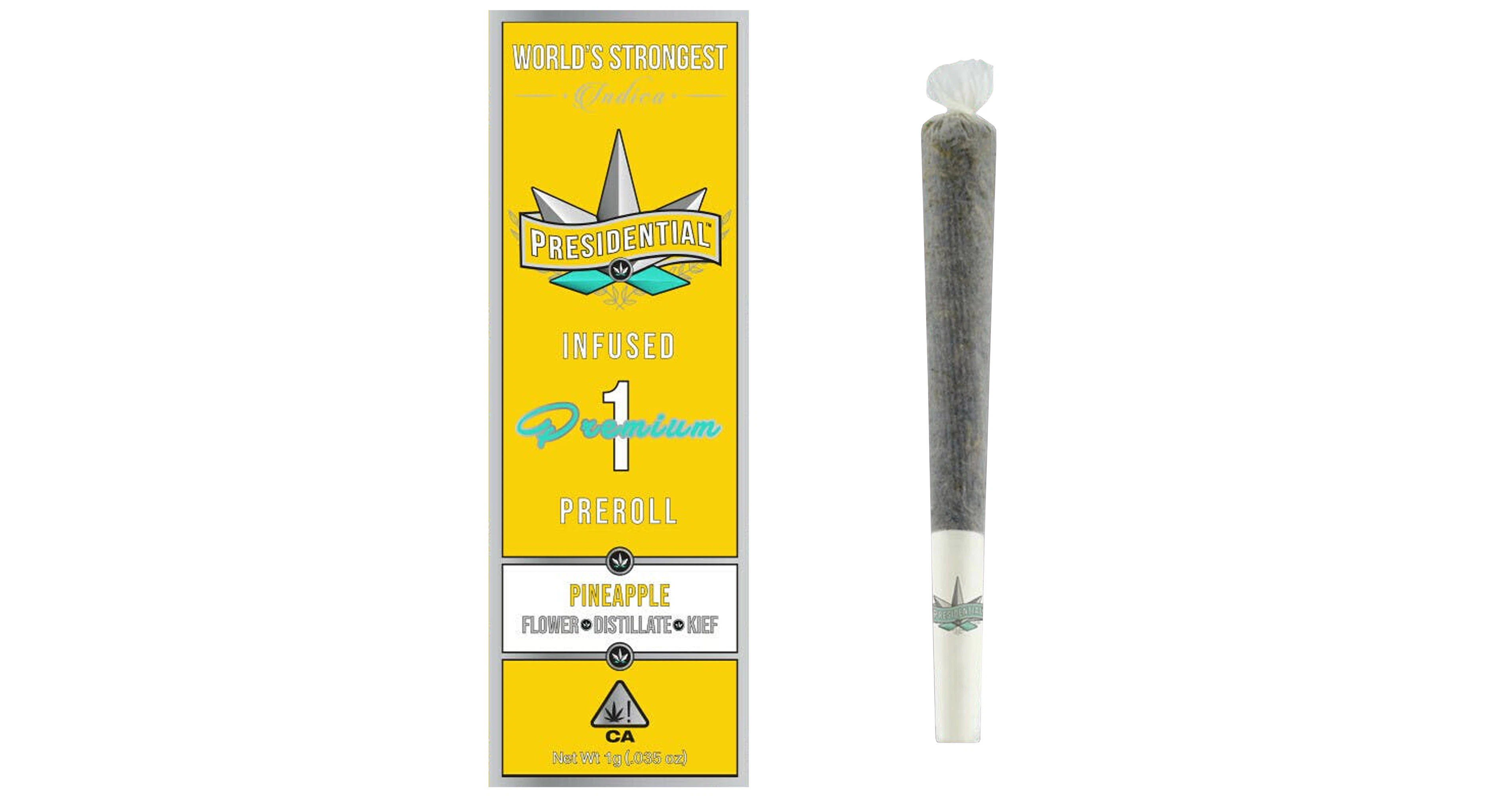 Presidential - Presidential - Pineapple Infused Moonrock Pre-Roll - 1g Main Image