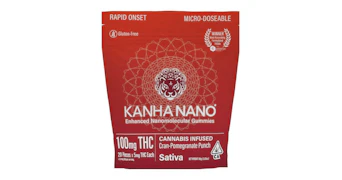 Kanha - Cran-Pomegranate Sativa Nanomolecular Gummies - 100mg