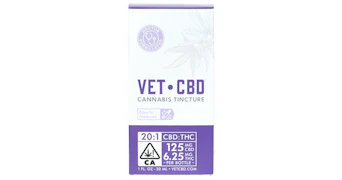 Vet CBD - 125mg 20:1 Tincture - 30ml