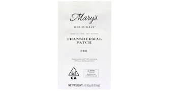 Mary's Medicinals - Restore CBD Transdermal Patch - 1ct