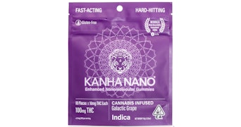 Kanha - Galactic Grape Indica Nanomolecular Gummies - 100mg