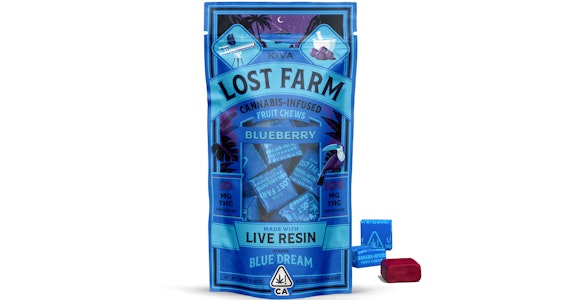 LOST FARM - Lost Farm - Blueberry Blue Dream Live Resin Fruit Chews - 100mg