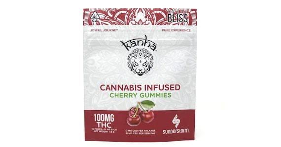 KANHA - Kanha - Cherry Sativa Gummies - 100mg