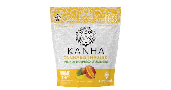 KANHA - Kanha - Mango Indica Gummies - 100mg
