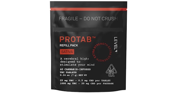 LEVEL - LEVEL - Sativa Protabs Refill Pack - 1000mg