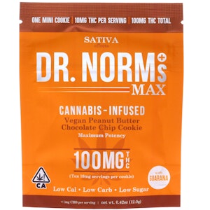 DR. NORM'S - Dr. Norm's - MAX Peanut Butter Chocolate Chip Cookie 100mg