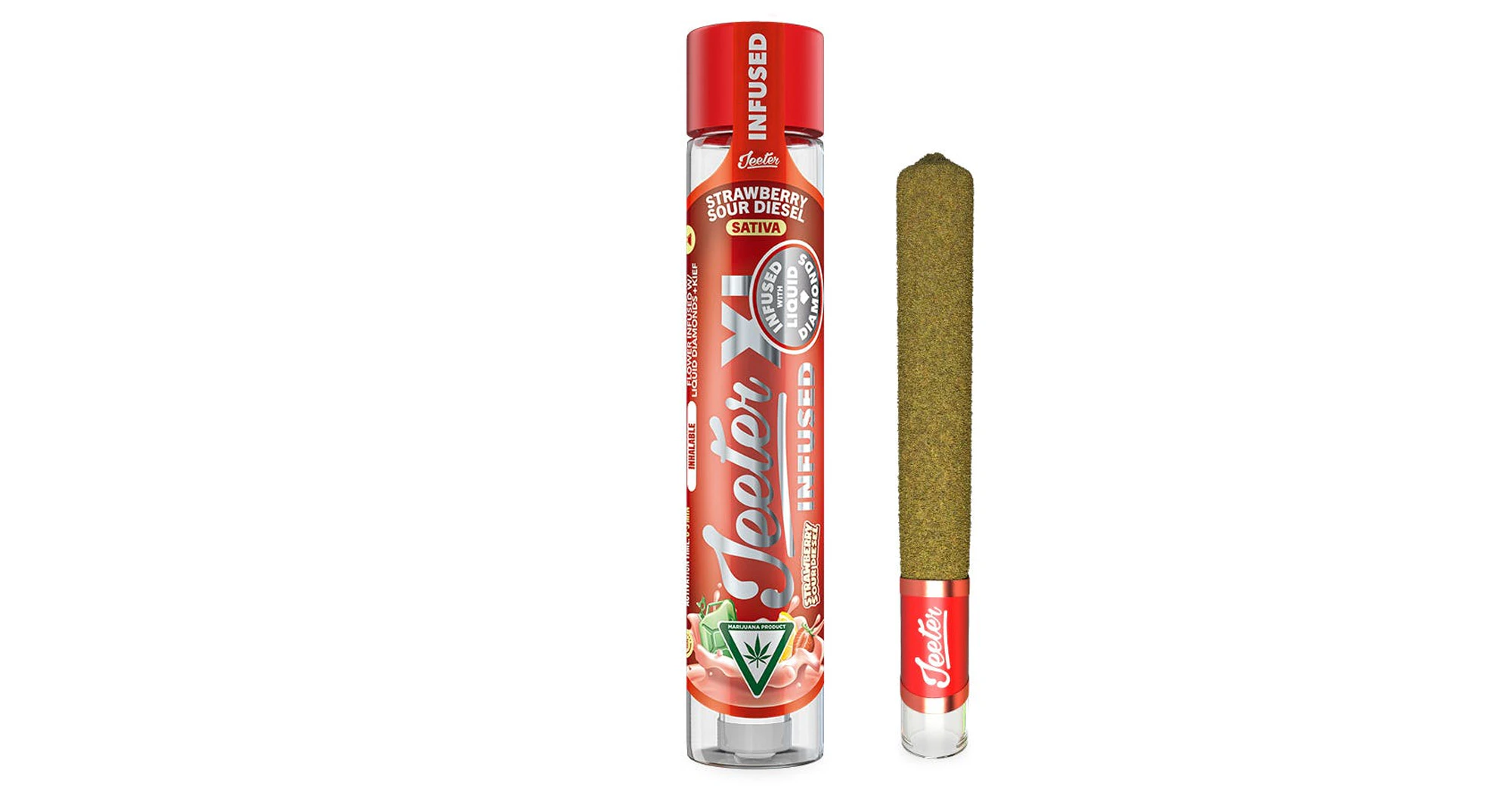 Jeeter - Jeeter - Strawberry Sour Diesel XL Infused Pre-Roll - 2g Main Image