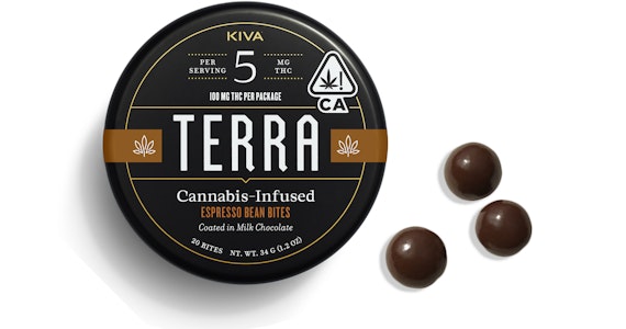 TERRA - Terra - Dark Chocolate Espresso Beans - 100mg