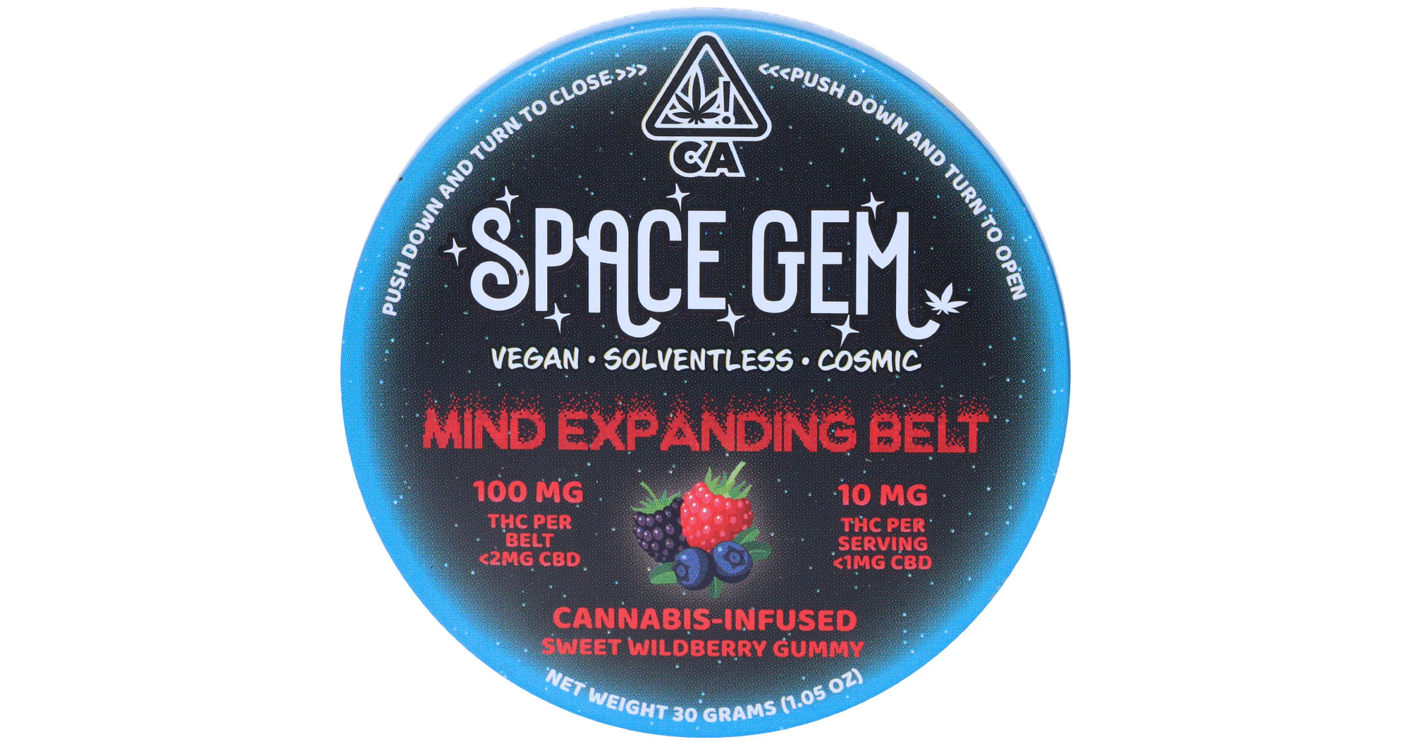 Space Gem - Space Gem - Sweet Wildberry Belt - 100mg Main Image