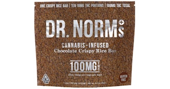 Dr. Norm's - Chocolate Crispy Rice Bar 100mg