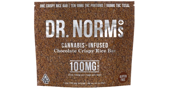 DR. NORM'S - Dr. Norm's - Chocolate Crispy Rice Bar 100mg