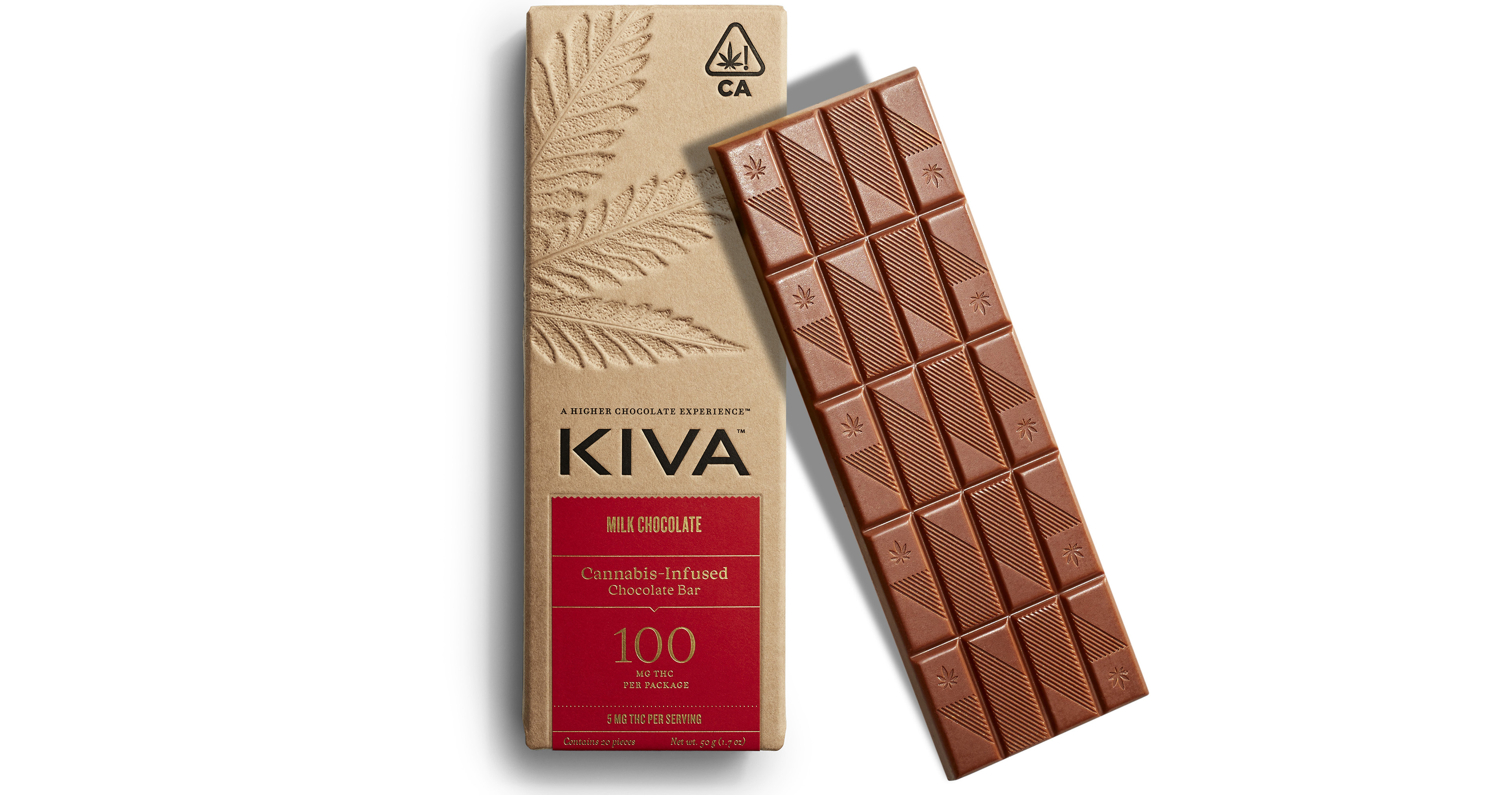Milk Chocolate Bar - 100mg