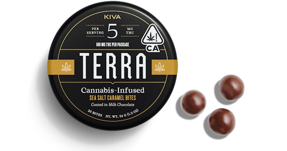 TERRA - Terra - Milk Chocolate Sea Salt Caramels - 100mg