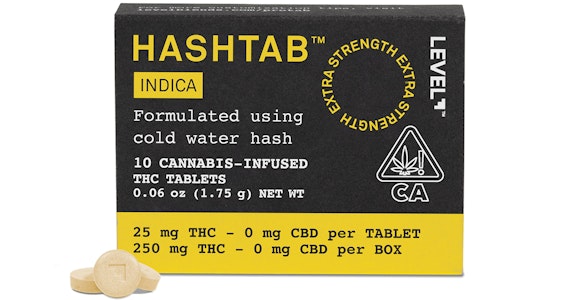LEVEL - LEVEL - Indica Hashtabs - 250mg