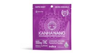 Kanha - Passionfruit Paradise Indica Nanomolecular Gummies - 100mg