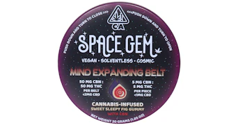 Space Gem - Sweet Sleepy Fig 1:1 THC: CBN Belt - 100mg