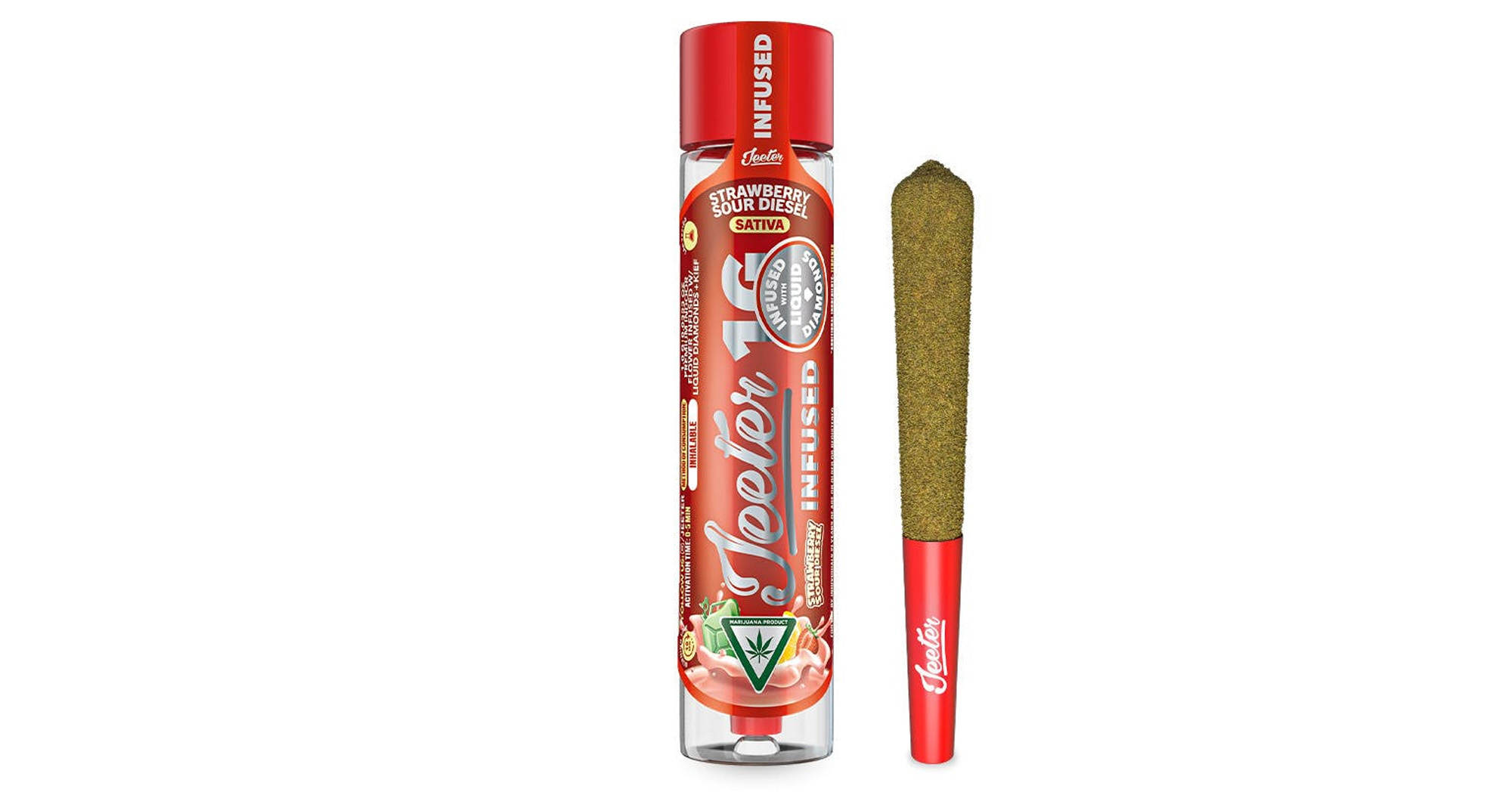Strawberry Sour Diesel Infused Pre-Roll - 1g