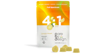 Care By Design - Lemon 4:1 CBD:THC Gummies - 125mg