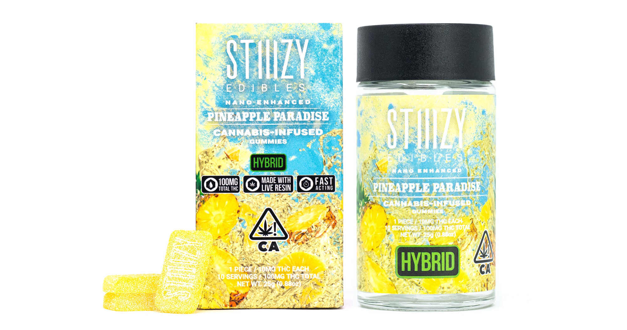 Pineapple Paradise Gummies - 100mg