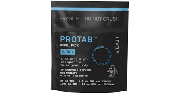 LEVEL - LEVEL - Indica Protabs Refill Pack - 1000mg
