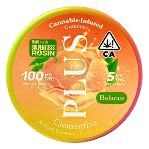 PLUS PRODUCTS - Plus - Balance - Clementine - Gummies - 20pk - 100mg