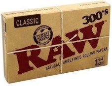 Raw - Classic 300's 1 1/4" Rolling Paper