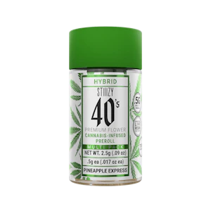 STIIIZY - Stiiizy - Pineapple Express - 5pk 2.5g 40's Pre-Rolls