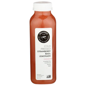 Pressed Juicery - Pressed Juicery - Cold Pressed Strawberry Basil Lemonade 12 Oz